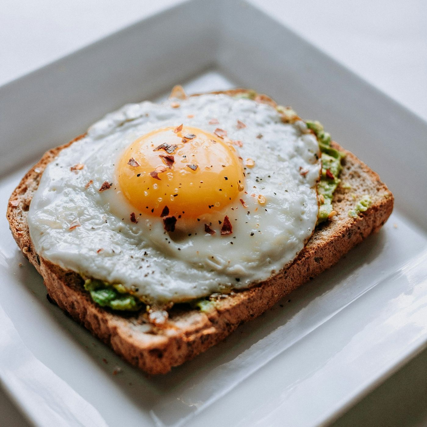 Two eggs on sourdough at Blend Sixty-Six