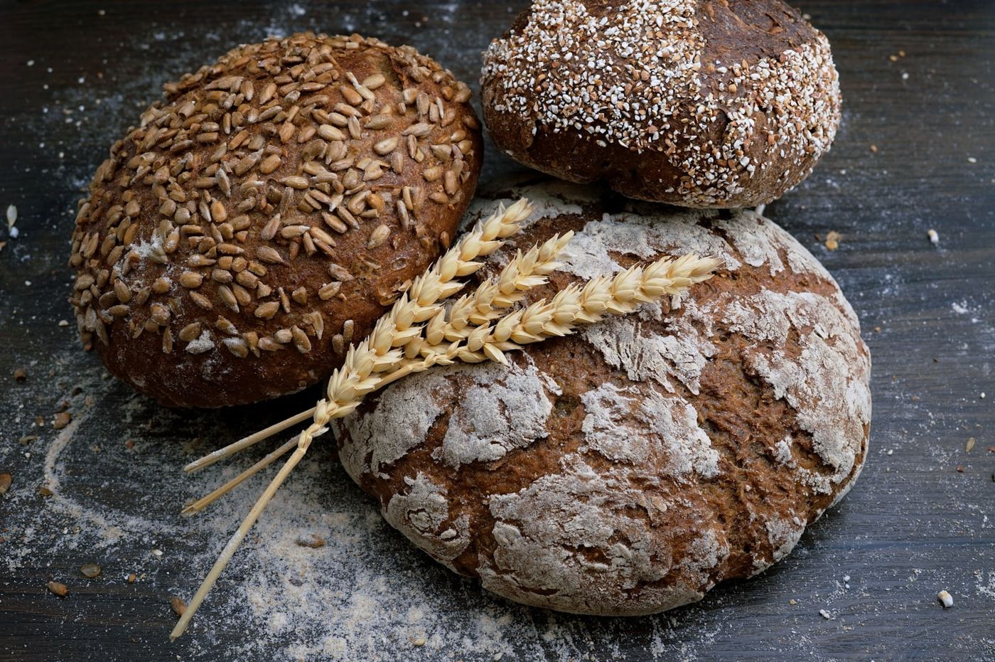 Rustic sourdough loaves